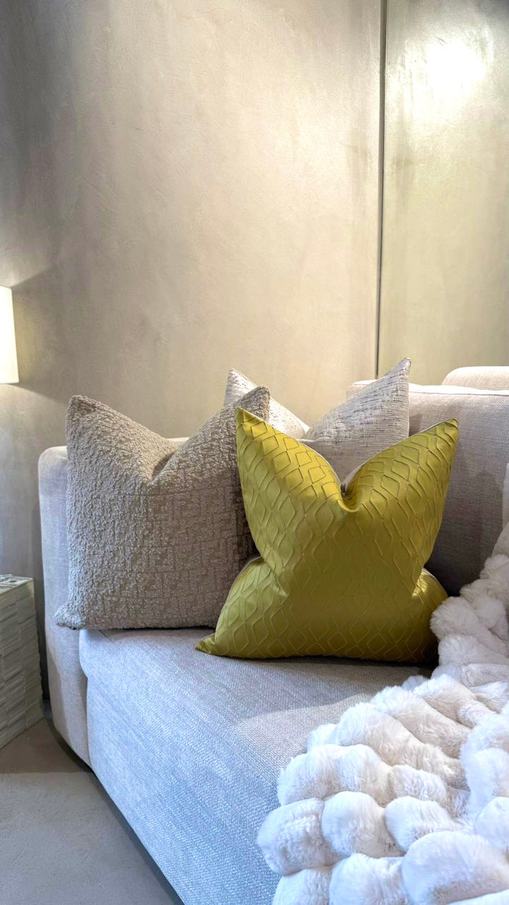 Decorative Cushion - Jade - Ochre Yellow