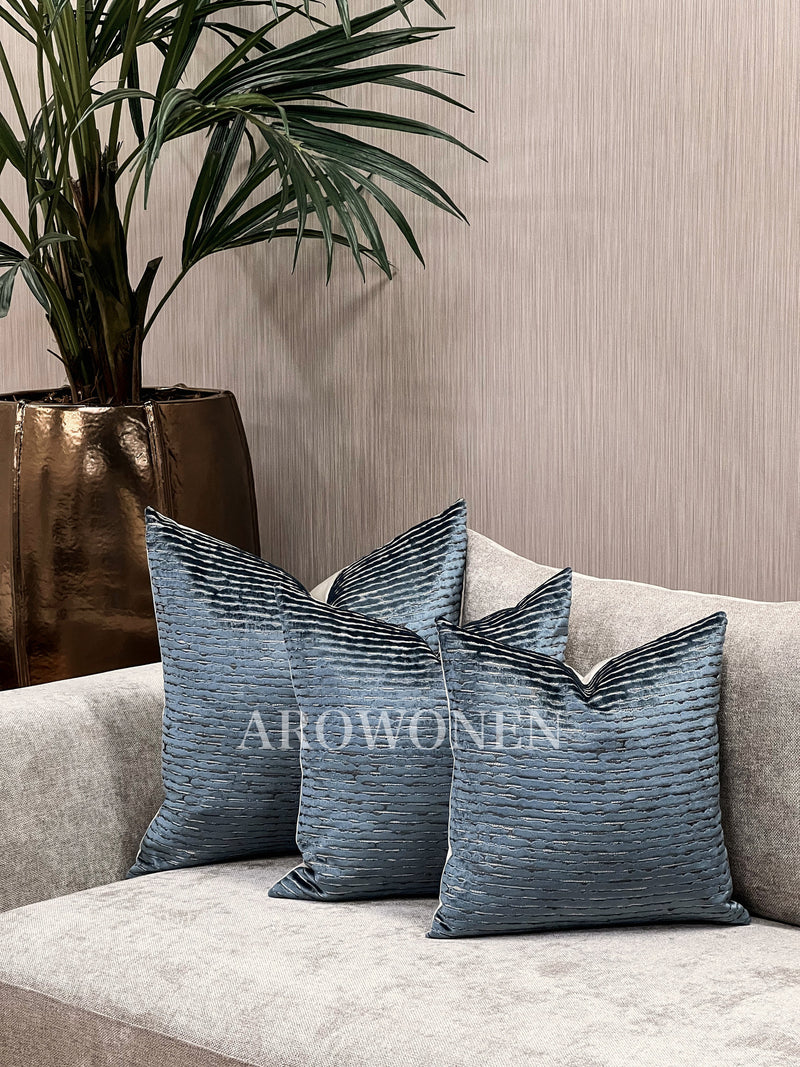 Decorative Cushion - Taffy - River Blue