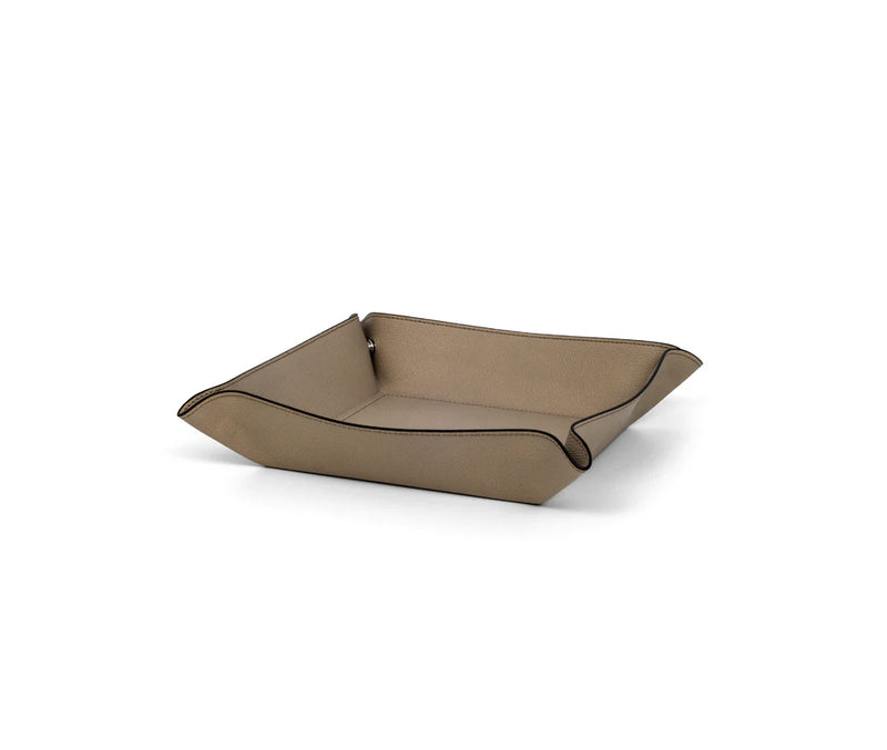 Square Trinket Tray - Taupe