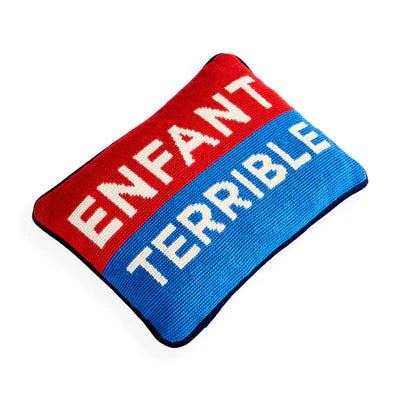 Enfant Terrible Needlepoint Cushion
