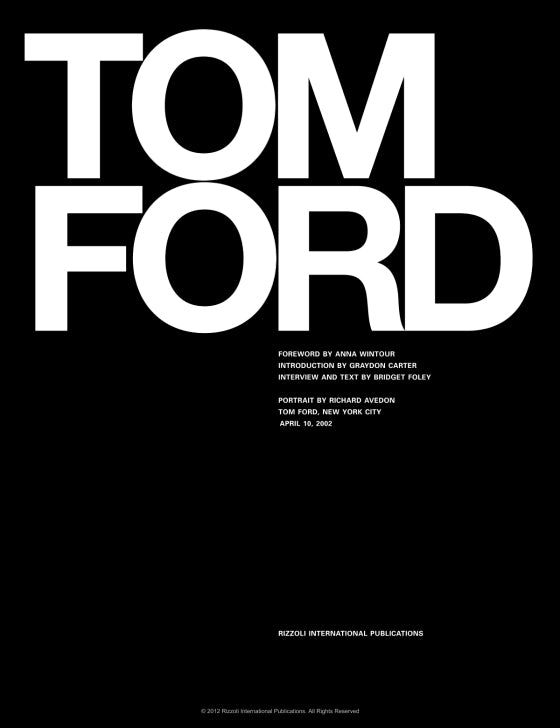 Book - Tom Ford