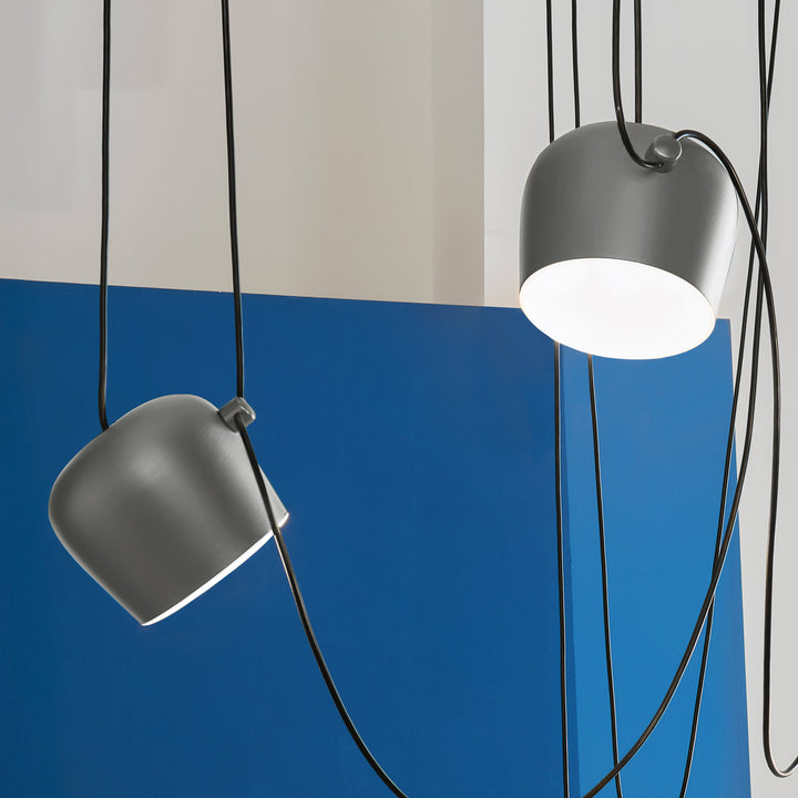 Pendant Lamp - Aim - Anodized Silver