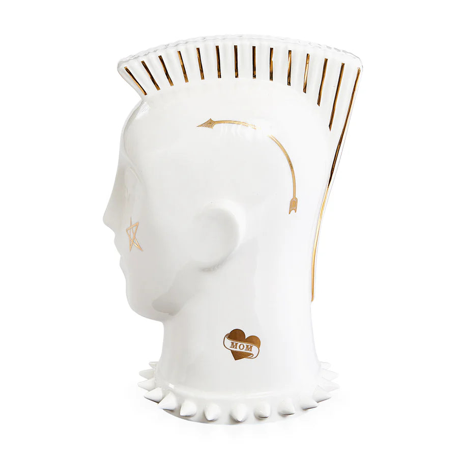 Gilded Mohawk Lollipop Holder