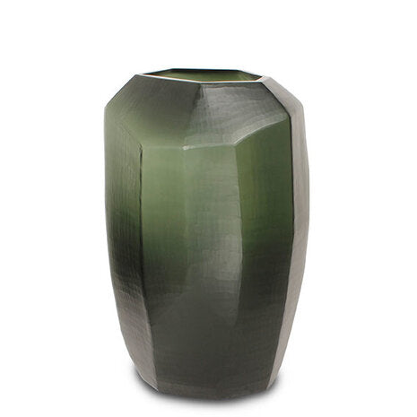 Vase - Cubistic - Black Steelgrey - Tall