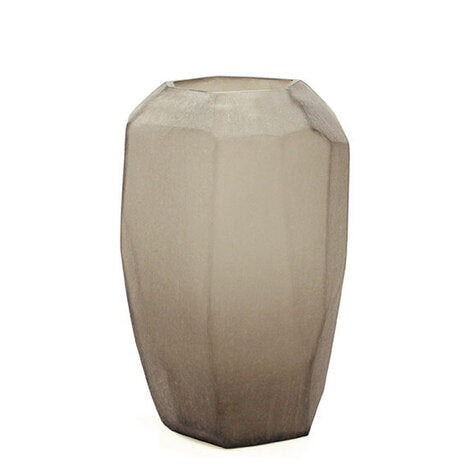 Vase - Cubistic Tall - Smokegrey