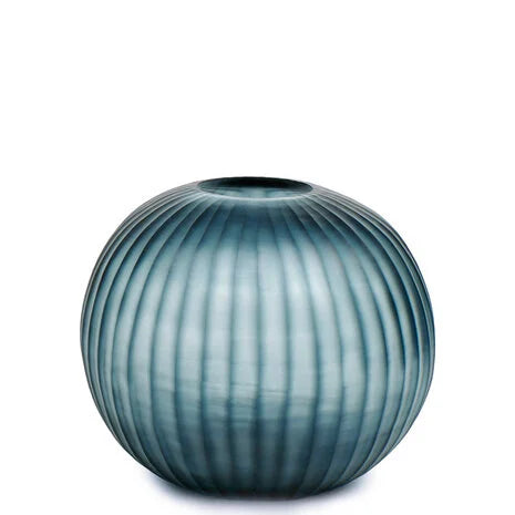 Vase - Gobi - Ocean Blue / Indigo  - Round