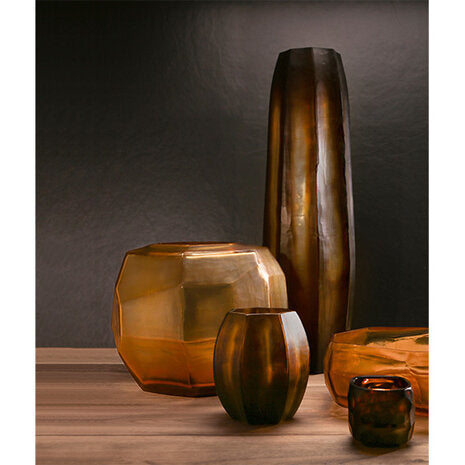 Vase - Koonam - Butter Brown - Tall