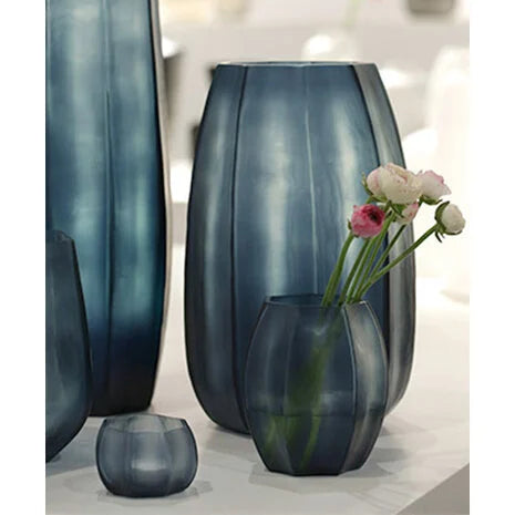 Vase - Koonam -  Ocean Blue Indigo  - XL