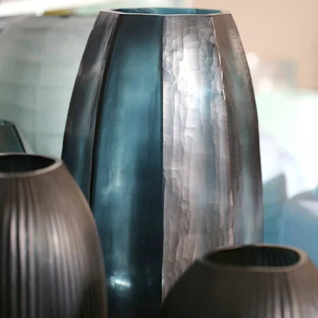 Vase - Koonam -  Ocean Blue Indigo  - XL