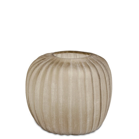 Vase - Manakara Round - Smokegrey