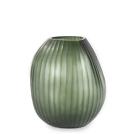 Vase - Patara - Light Steelgrey / Black Steelgrey - Round