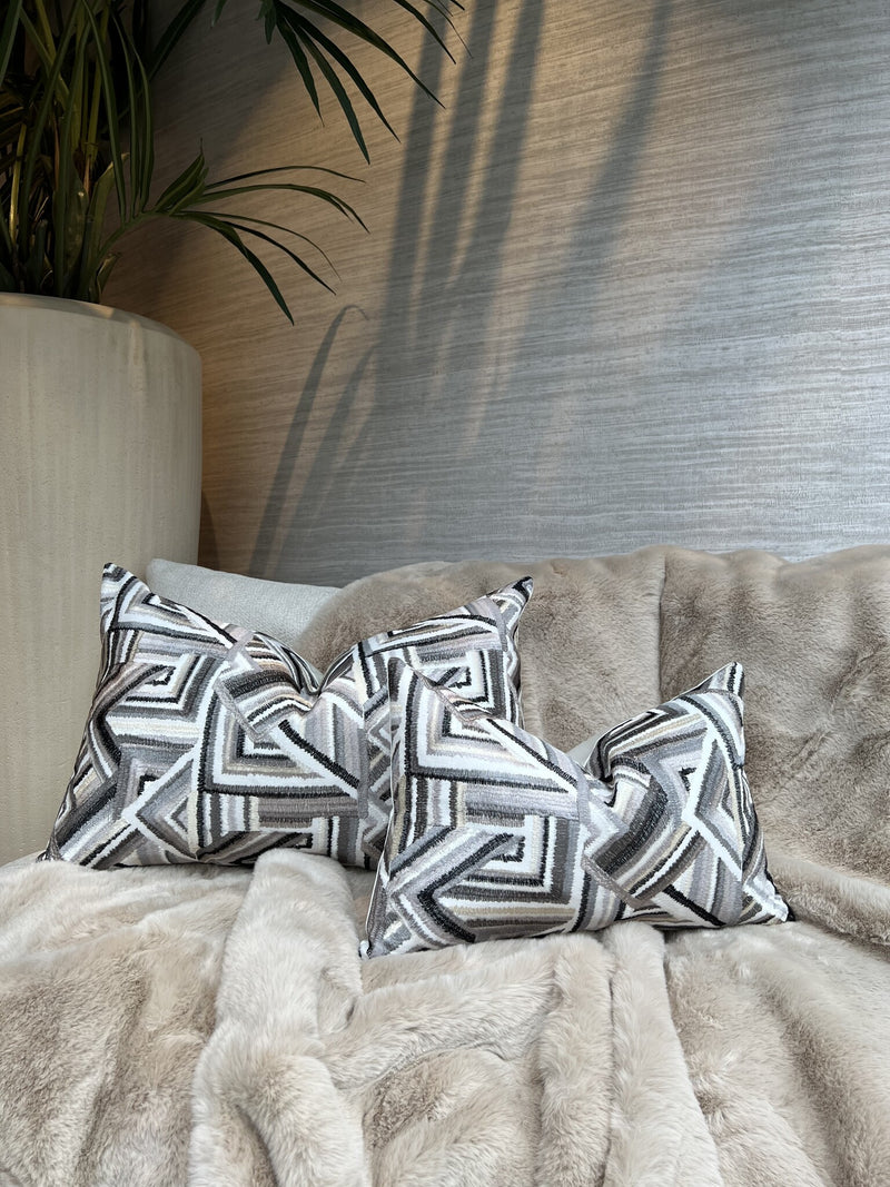 Decorative Cushion - Zapata - Taupe Ink