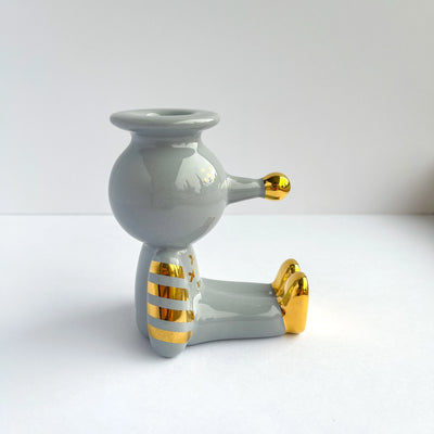 Candleholder - Pinocchientto - Grey