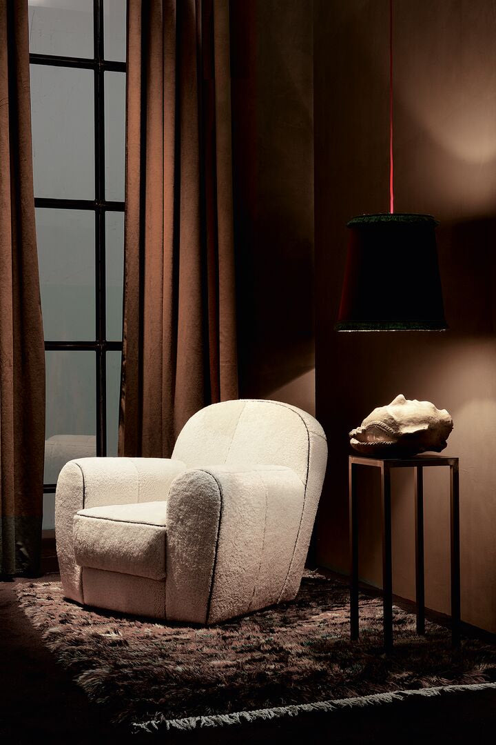 Armchair - Amburgo Baby Mouton - By Paola Navone