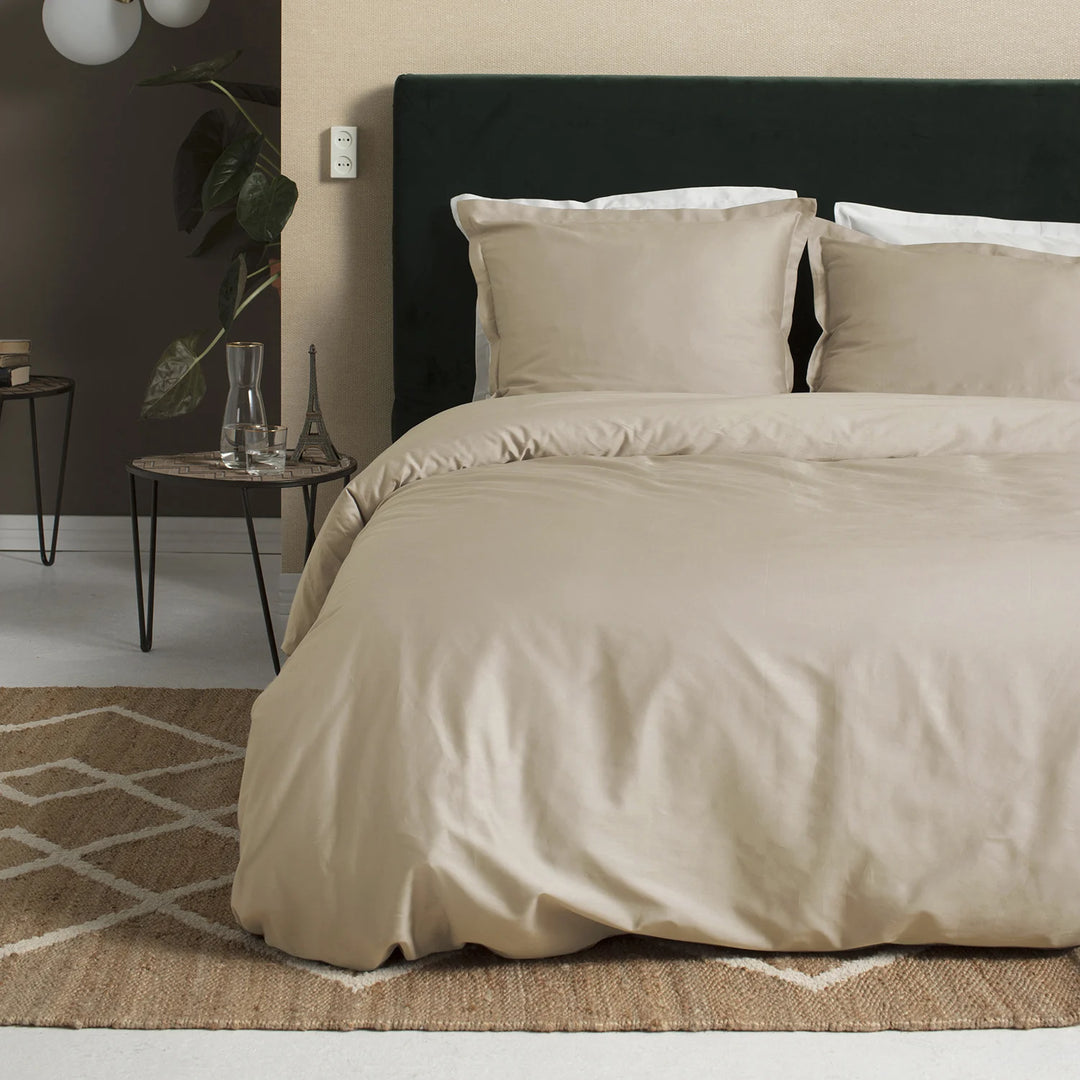 Dreamer Duvet Cover - Satin Light Sand