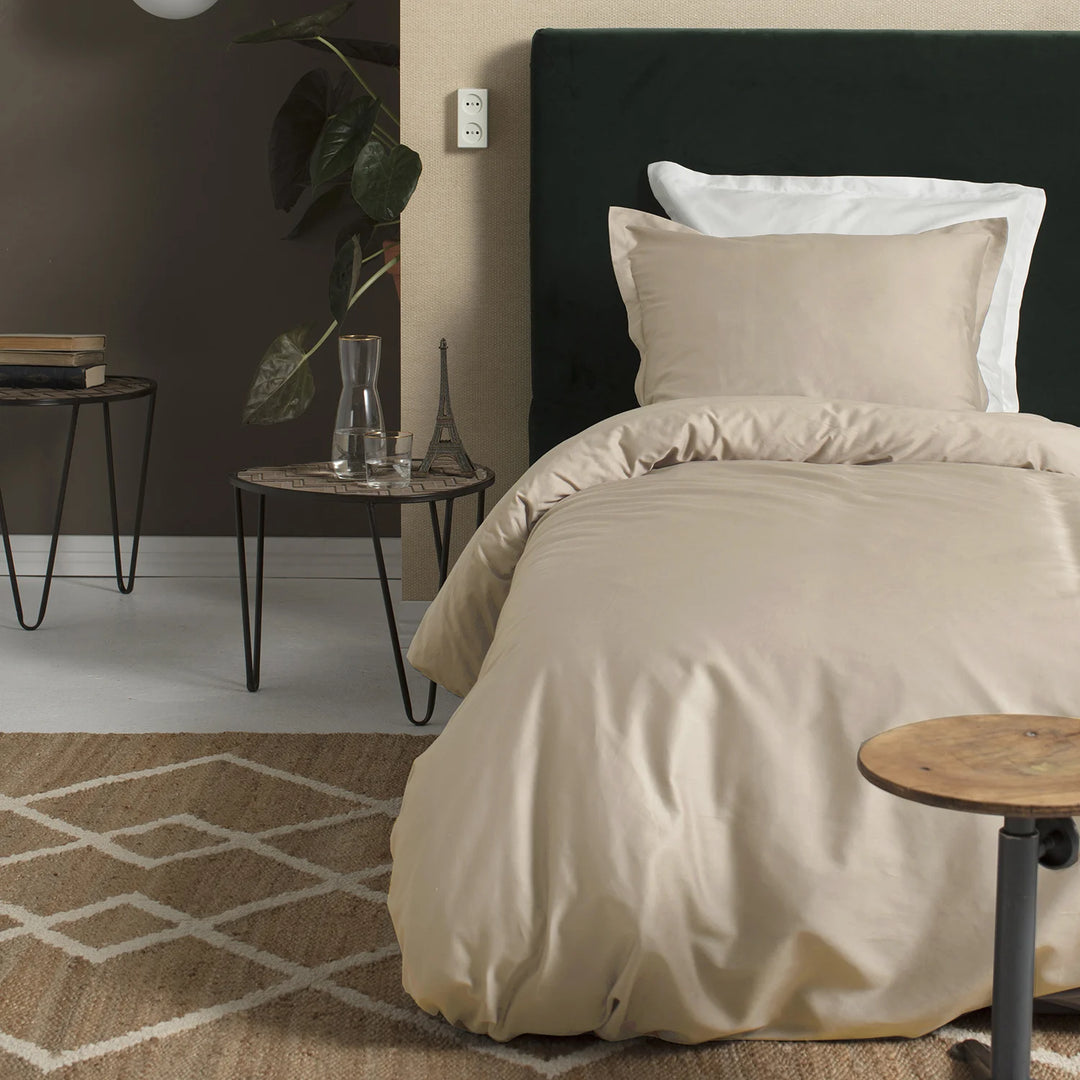 Dreamer Duvet Cover - Satin Light Sand