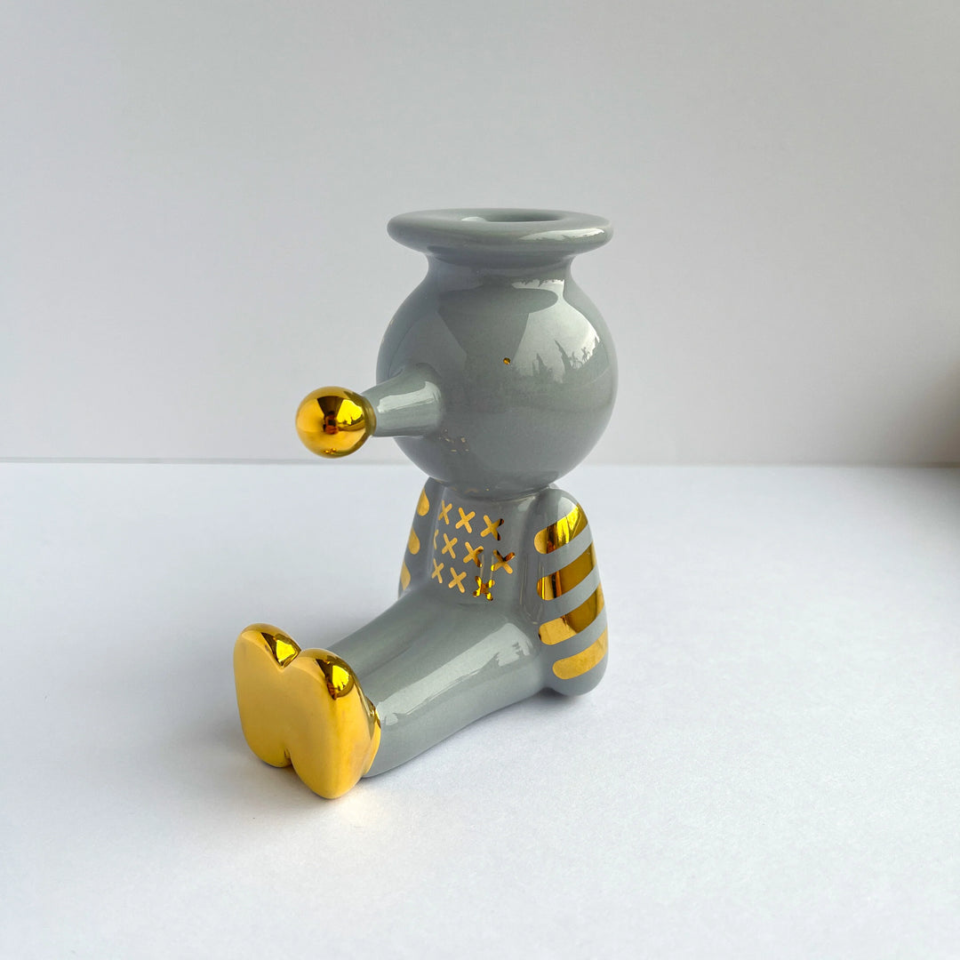 Candleholder - Pinocchientto - Grey