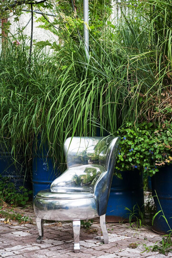 Armchair - Sellerina Alluminium - By Paola Navone