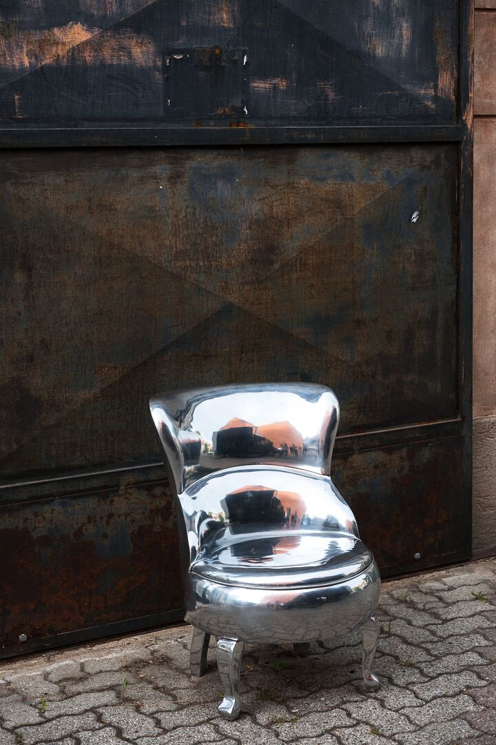 Armchair - Sellerina Alluminium - By Paola Navone