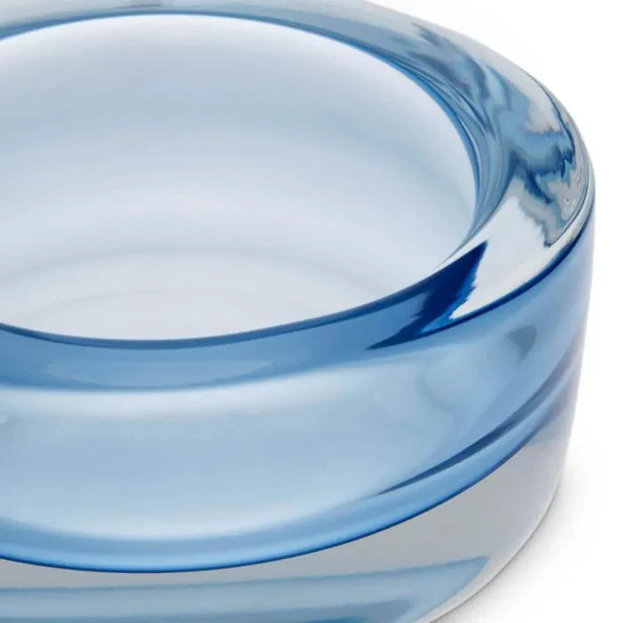 Bowl - Marcellus - light blue glass