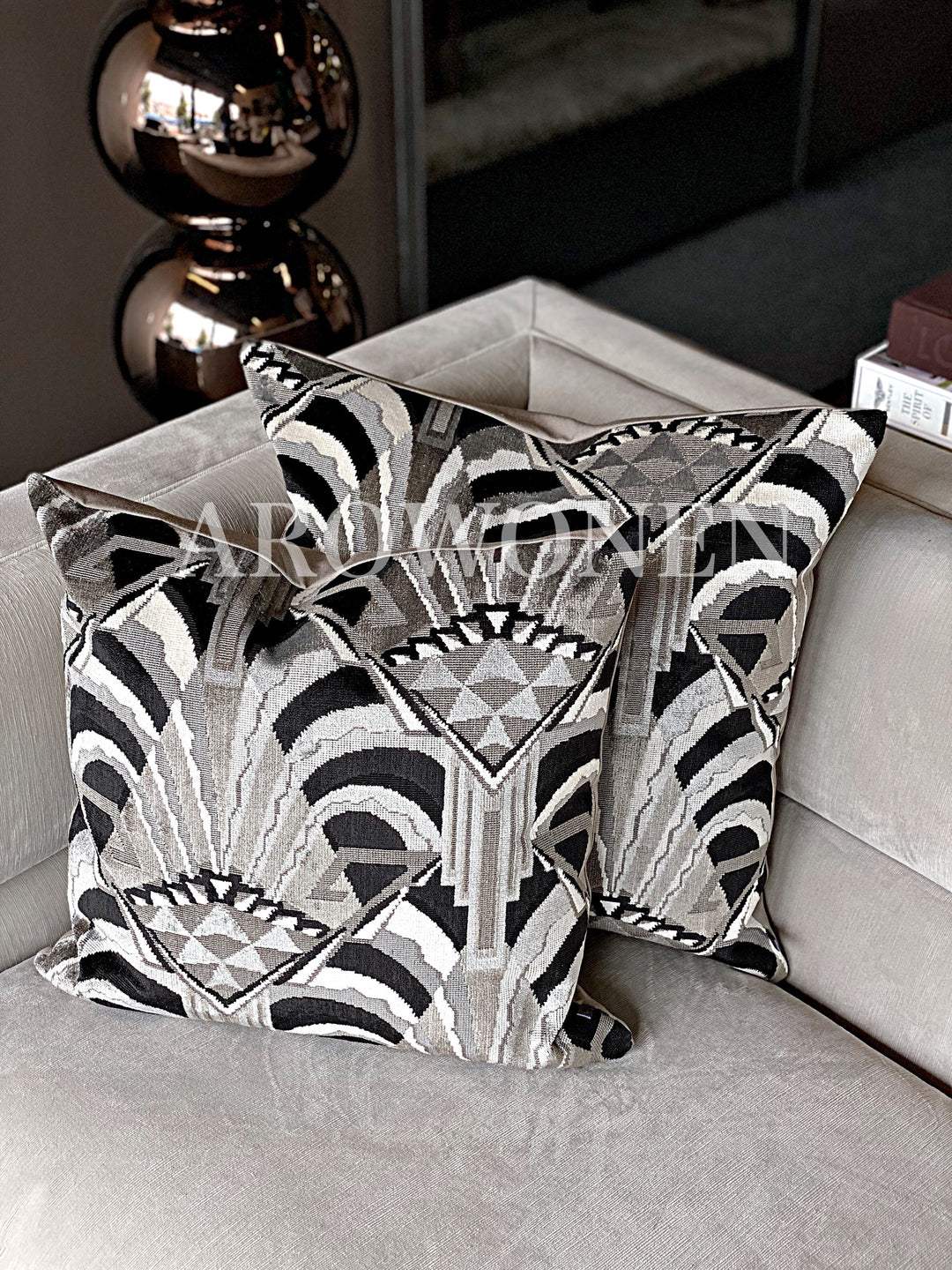 Decorative Cushion - Gatsby - Black & White