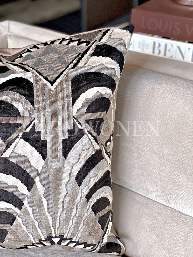 Decorative Cushion - Gatsby - Black & White
