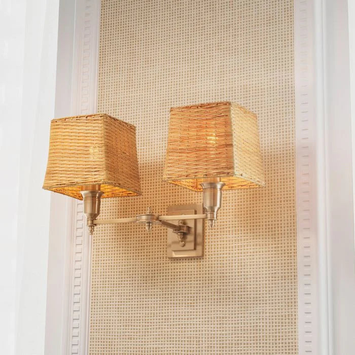 Wall Lamp - Lexington Double - Antique brass
