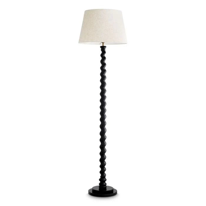 Floor Lamp - Massimo - Piano Black finish