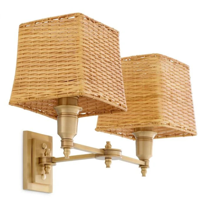 Wall Lamp - Lexington Double - Antique brass