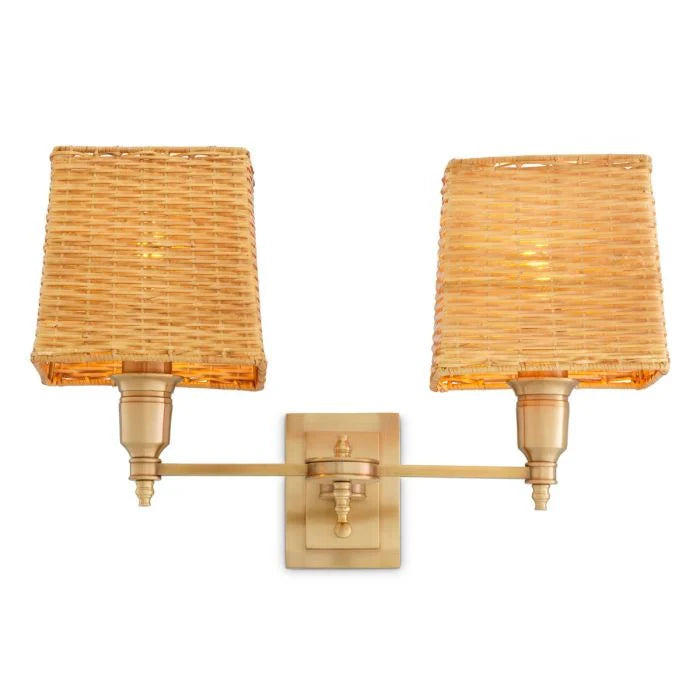 Wall Lamp - Lexington Double - Antique brass