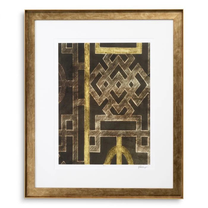 Print - Trellis Pattern - By Ethan Harper I - set of 2