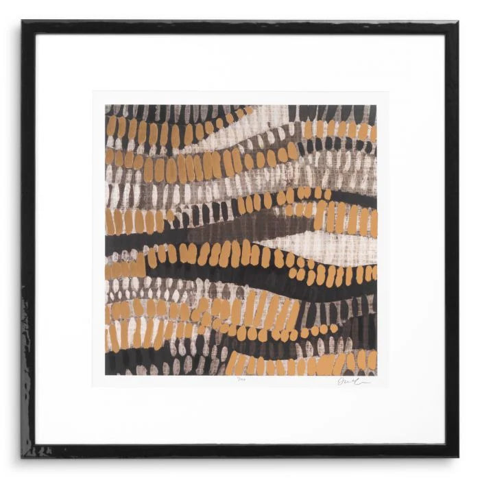 Print - Metallic Undulation - By June Erica Vess - set of 2
