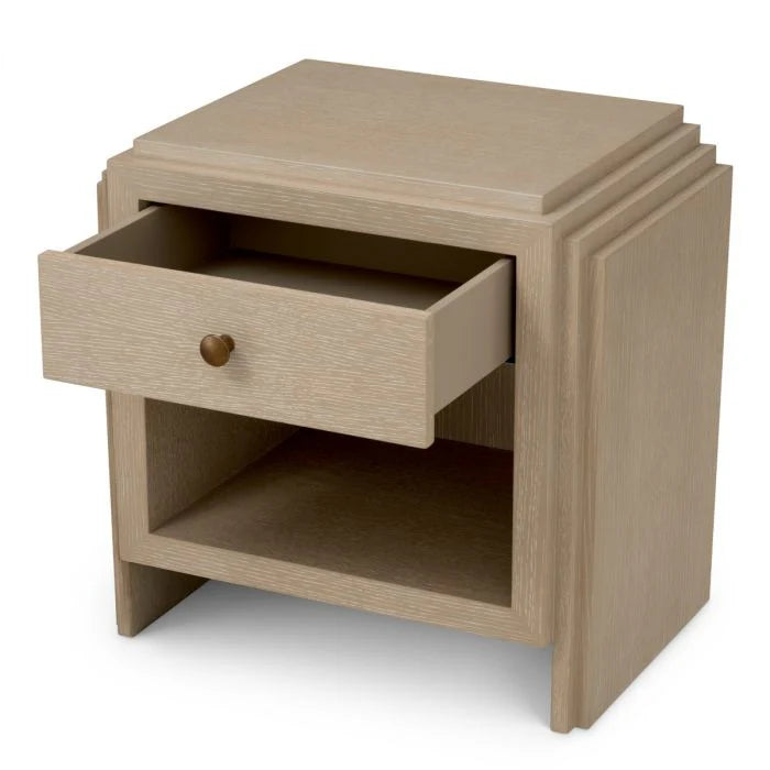 Nightstand ArtDeco - Washed Oak
