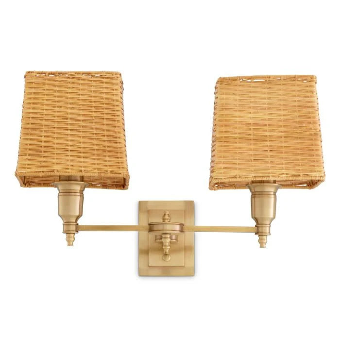 Wall Lamp - Lexington Double - Antique brass