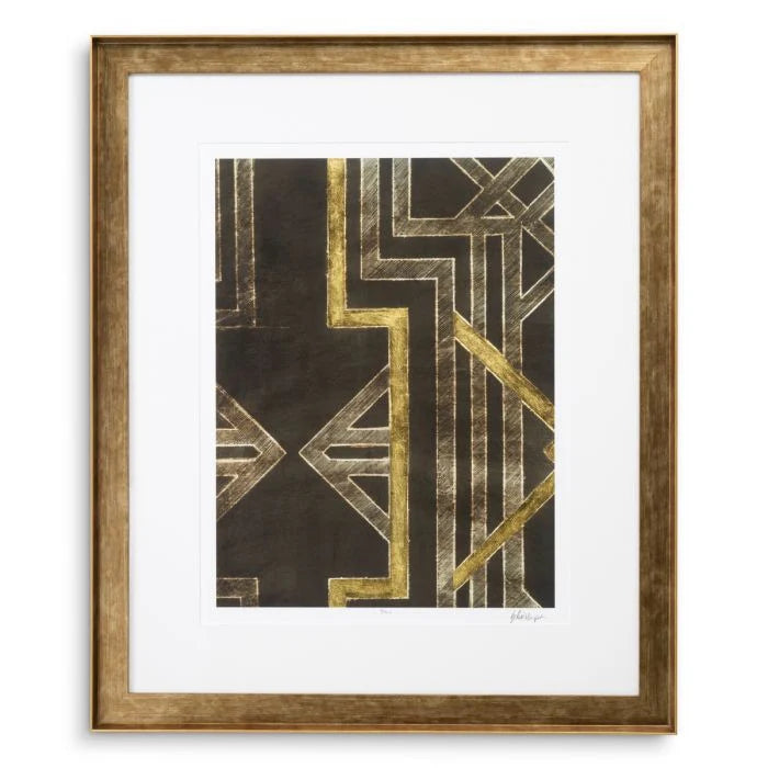 Print - Trellis Pattern - By Ethan Harper I - set of 2