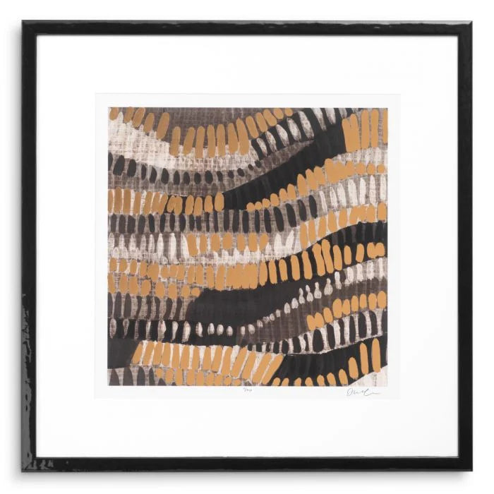 Print - Metallic Undulation - By June Erica Vess - set of 2