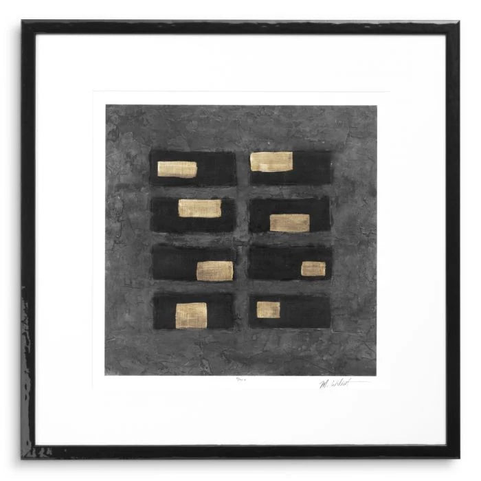 Print - Black Squares - By Michael Willett - Set of 2