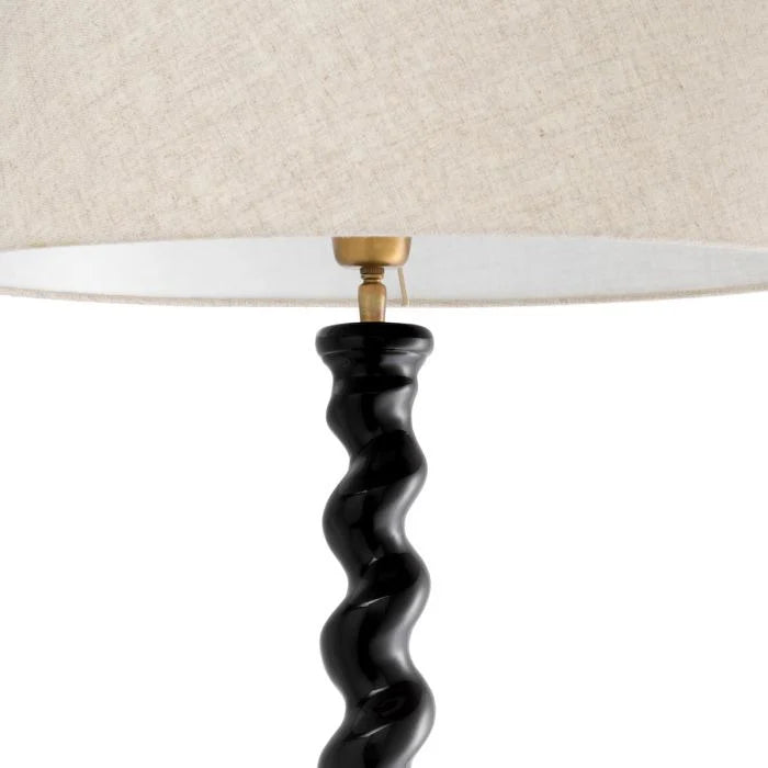Floor Lamp - Massimo - Piano Black finish