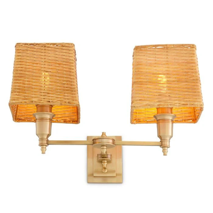 Wall Lamp - Lexington Double - Antique brass