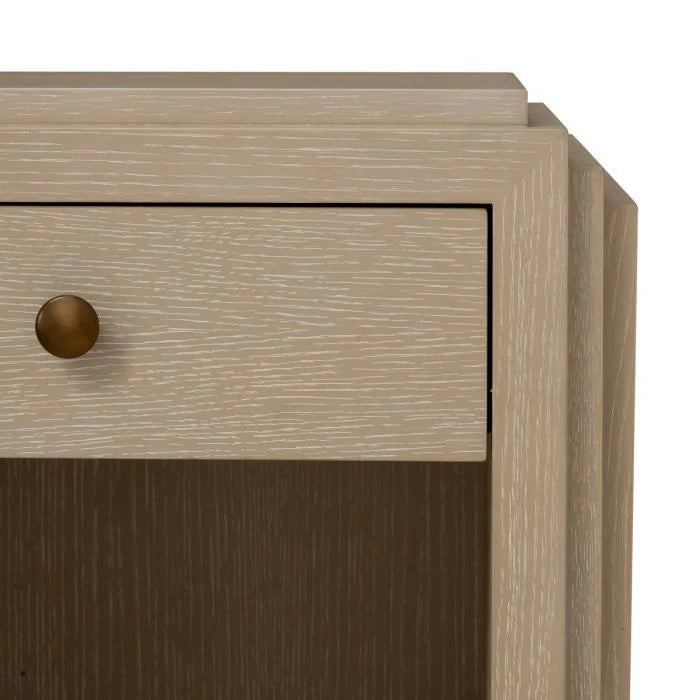 Nightstand ArtDeco - Washed Oak