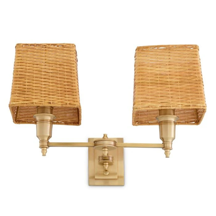 Wall Lamp - Lexington Double - Antique brass