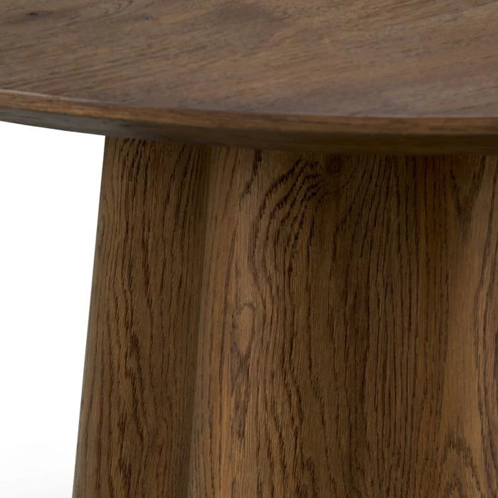 Side Table - Papyrus - Dark Brown Oak