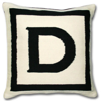 Reversible Letter Cushion - D