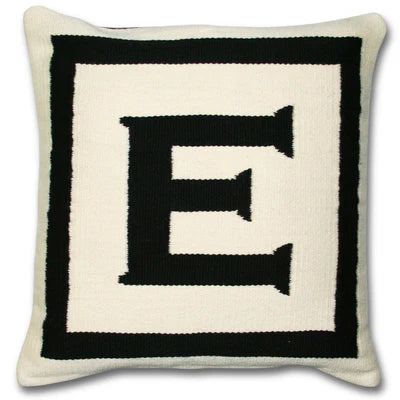 Reversible Letter Cushion - E