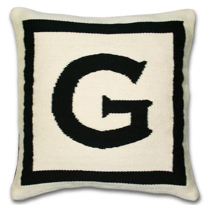 Reversible Letter Cushion - G