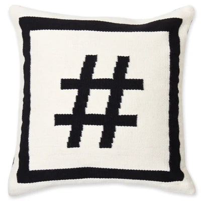 Reversible Letter Cushion - #