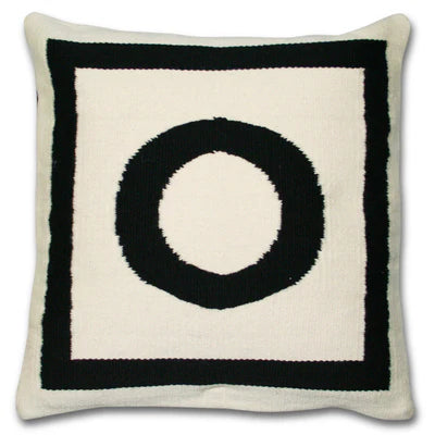 Reversible Letter Cushion - O