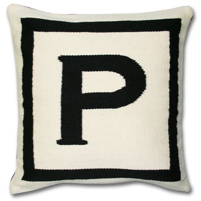 Reversible Letter Cushion - P