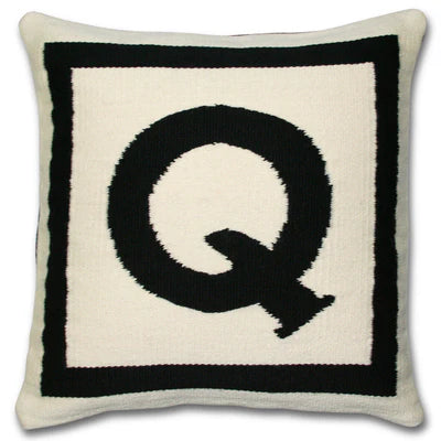 Reversible Letter Cushion - Q