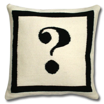 Reversible Letter Cushion - ?